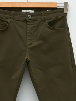 شلوار کتان و پارچه ای مردانه خاکی السی وایکیکی