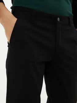 شلوار کتان و پارچه ای مردانه مشکی السی وایکیکی