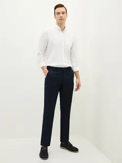 شلوار کتان و پارچه ای مردانه سرمه ای السی وایکیکی