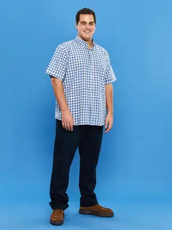 شلوار کتان و پارچه ای مردانه سرمه ای السی وایکیکی