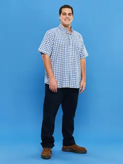 شلوار کتان و پارچه ای مردانه سرمه ای السی وایکیکی