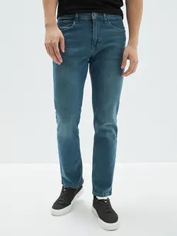 شلوار جین راسته مردانه آبی السی وایکیکی