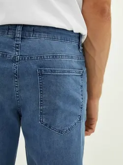 شلوار جین راسته مردانه آبی السی وایکیکی