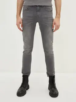 شلوار جین جذب مردانه خاکی سرمه ای السی وایکیکی