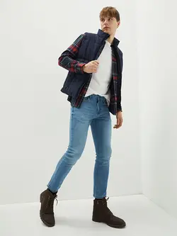 شلوار جین جذب مردانه آبی السی وایکیکی