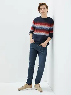 شلوار جین جذب مردانه نیلی السی وایکیکی