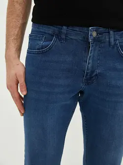 شلوار جین راسته مردانه آبی السی وایکیکی