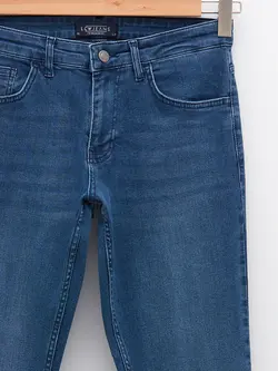 شلوار جین راسته مردانه آبی السی وایکیکی