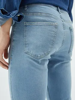 شلوار جین راسته مردانه آبی السی وایکیکی