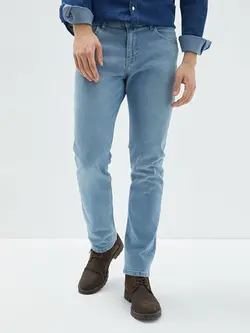 شلوار جین راسته مردانه آبی السی وایکیکی