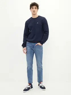 شلوار جین راسته مردانه آبی السی وایکیکی