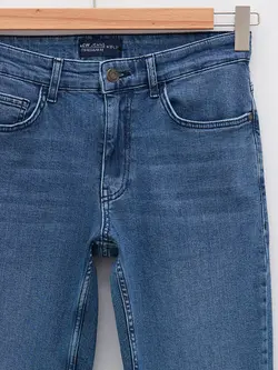 شلوار جین راسته مردانه آبی السی وایکیکی