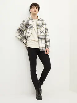 شلوار جین راسته مردانه زغالی السی وایکیکی