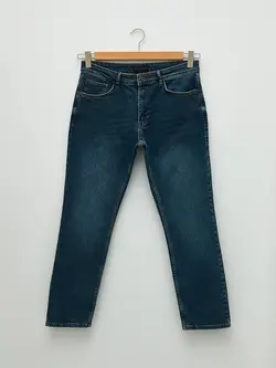 شلوار جین راسته مردانه آبی السی وایکیکی