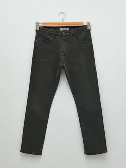 شلوار جین راسته مردانه خاکی السی وایکیکی