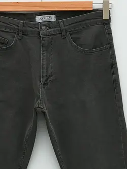 شلوار جین راسته مردانه خاکی السی وایکیکی