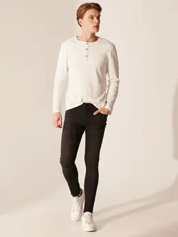 شلوار جین مردانه Super Skinny زغالی السی وایکیکی