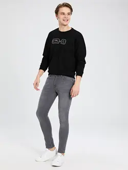 شلوار جین مردانه Super Skinny خاکستری السی وایکیکی