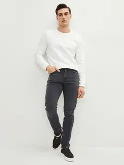 شلوار جین جذب مردانه سرمه ای السی وایکیکی