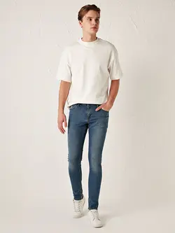 شلوار جین جذب Skinnyمردانه  آبی السی وایکیکی