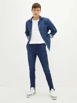 شلوار جین جذب Skinnyمردانه  نیلی السی وایکیکی