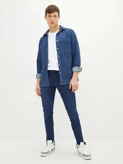 شلوار جین جذب Skinnyمردانه  نیلی السی وایکیکی