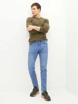 شلوار جین جذب Skinnyمردانه  آبی السی وایکیکی