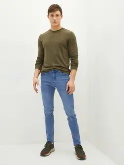 شلوار جین جذب Skinnyمردانه  آبی السی وایکیکی