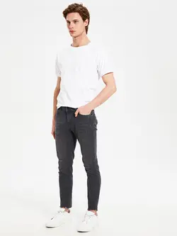 شلوار جین جذب Skinnyمردانه  خاکستری السی وایکیکی