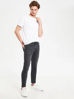 شلوار جین جذب Skinnyمردانه  خاکستری السی وایکیکی