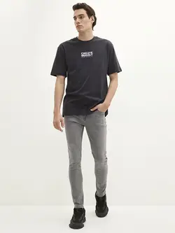 شلوار جین جذب Skinny مردانه خاکستری السی وایکیکی