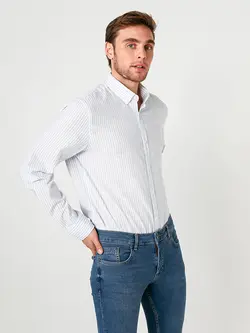 پیراهن مردانه آبی روشن السی وایکیکی