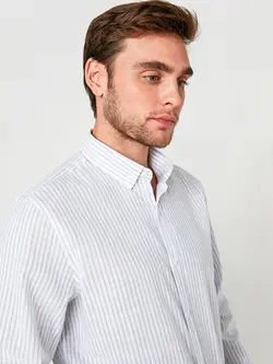 پیراهن مردانه آبی روشن السی وایکیکی