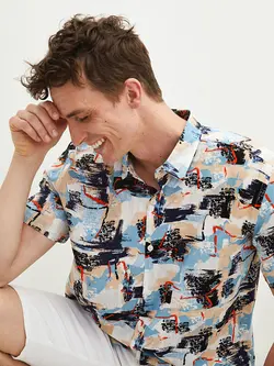 پیراهن مردانه چند رنگ السی وایکیکی