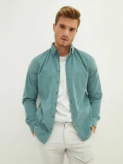 پیراهن مردانه سبز السی وایکیکی