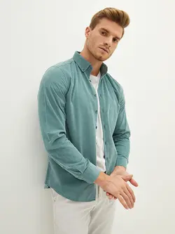 پیراهن مردانه سبز السی وایکیکی