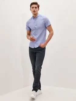 پیراهن مردانه آبی السی وایکیکی