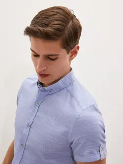 پیراهن مردانه آبی السی وایکیکی