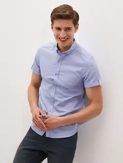 پیراهن مردانه آبی السی وایکیکی