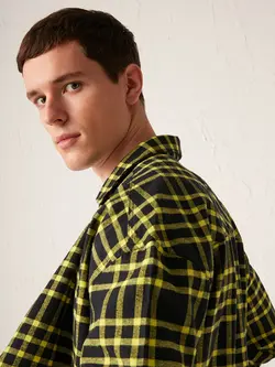 پیراهن مردانه سبز روشن السی وایکیکی