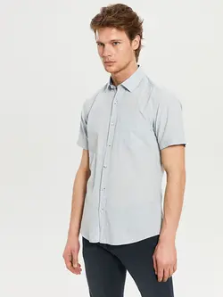 پیراهن مردانه آبی السی وایکیکی