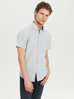 پیراهن مردانه آبی السی وایکیکی