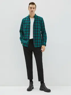 پیراهن مردانه سبز السی وایکیکی