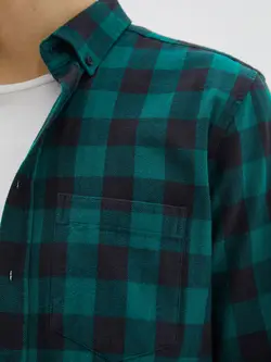 پیراهن مردانه سبز السی وایکیکی