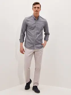 پیراهن مردانه آبی نفتی السی وایکیکی