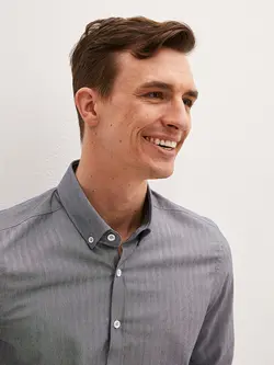 پیراهن مردانه آبی نفتی السی وایکیکی