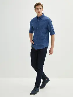 پیراهن مردانه نیلی السی وایکیکی