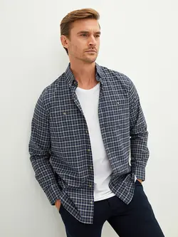 پیراهن مردانه سرمه ای السی وایکیکی