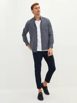 پیراهن مردانه سرمه ای السی وایکیکی