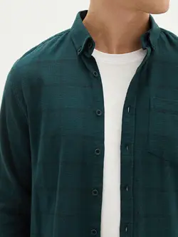 پیراهن مردانه سبز السی وایکیکی